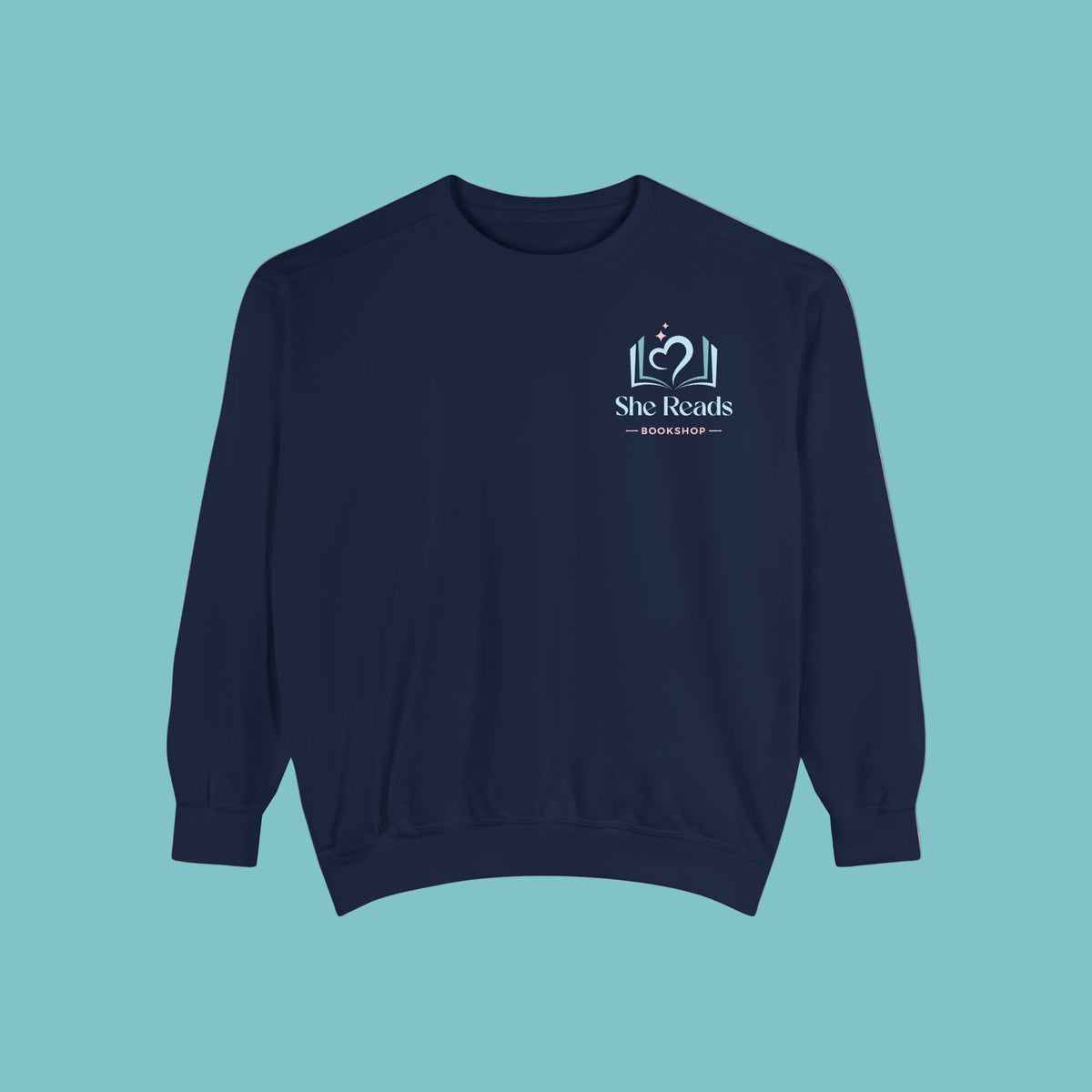 She Reads Logo Crewneck