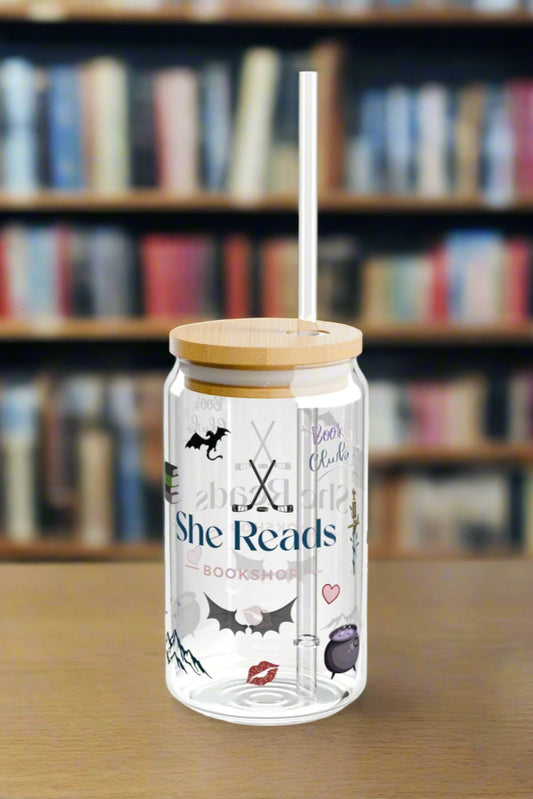 Bookish She Reads Glass – 16oz