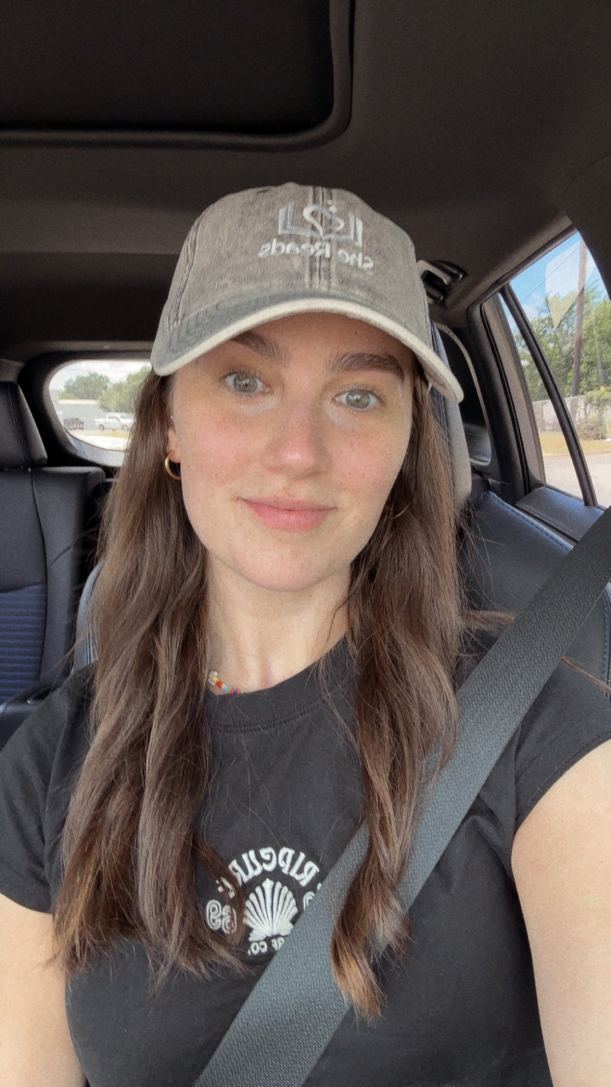 She Reads Vintage Embroidered Hat