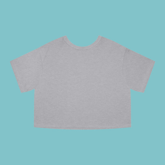 She Reads by The Sea - cropped t-shirt