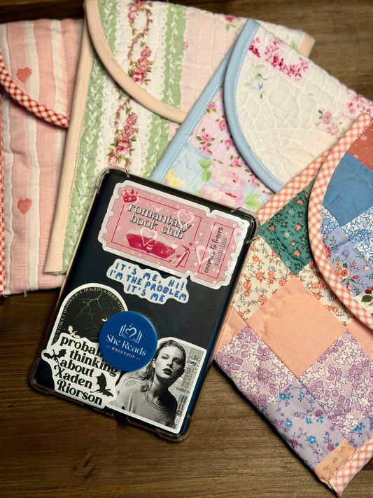 Quilted Floral Kindle Sleeve