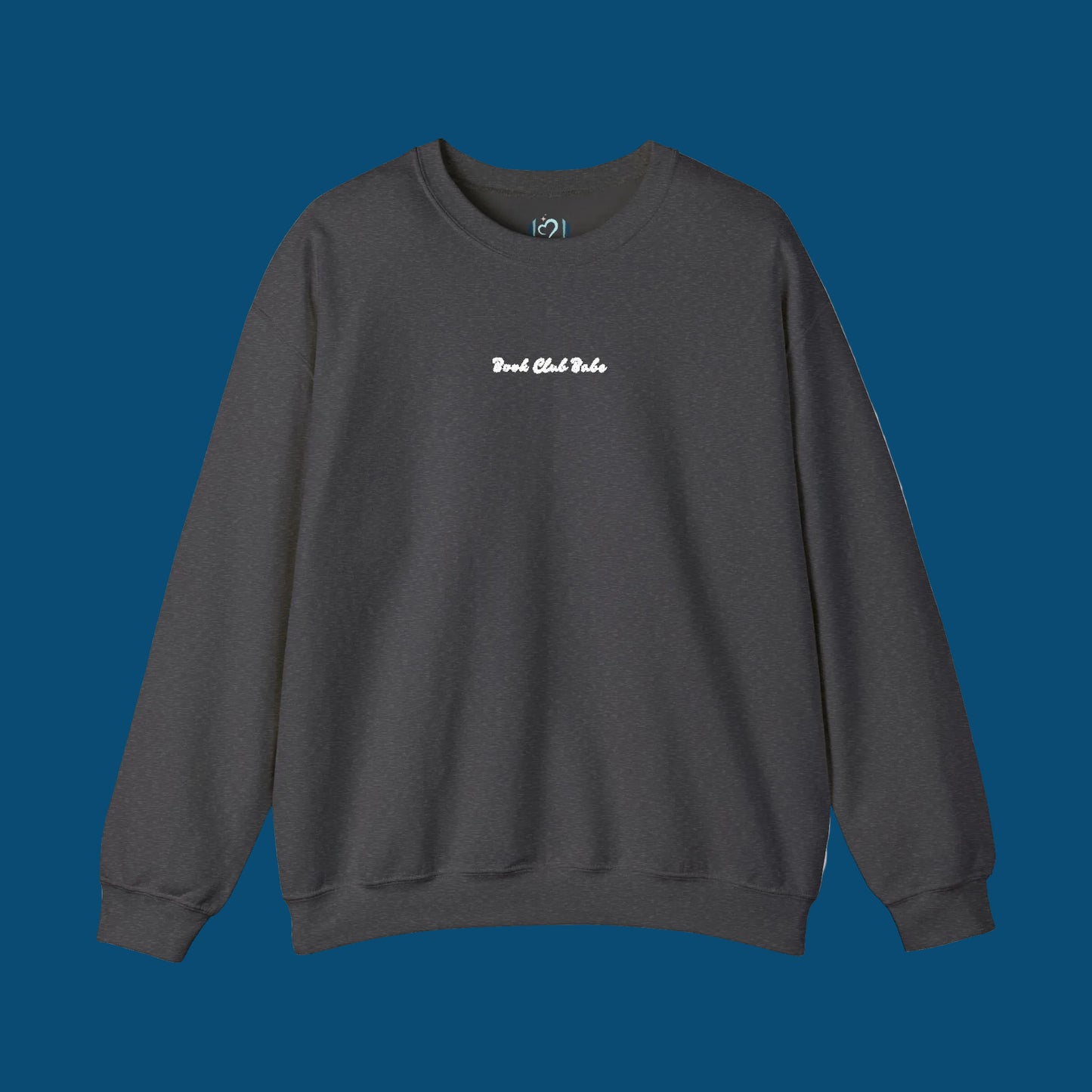 She Reads Embroidered Crewneck