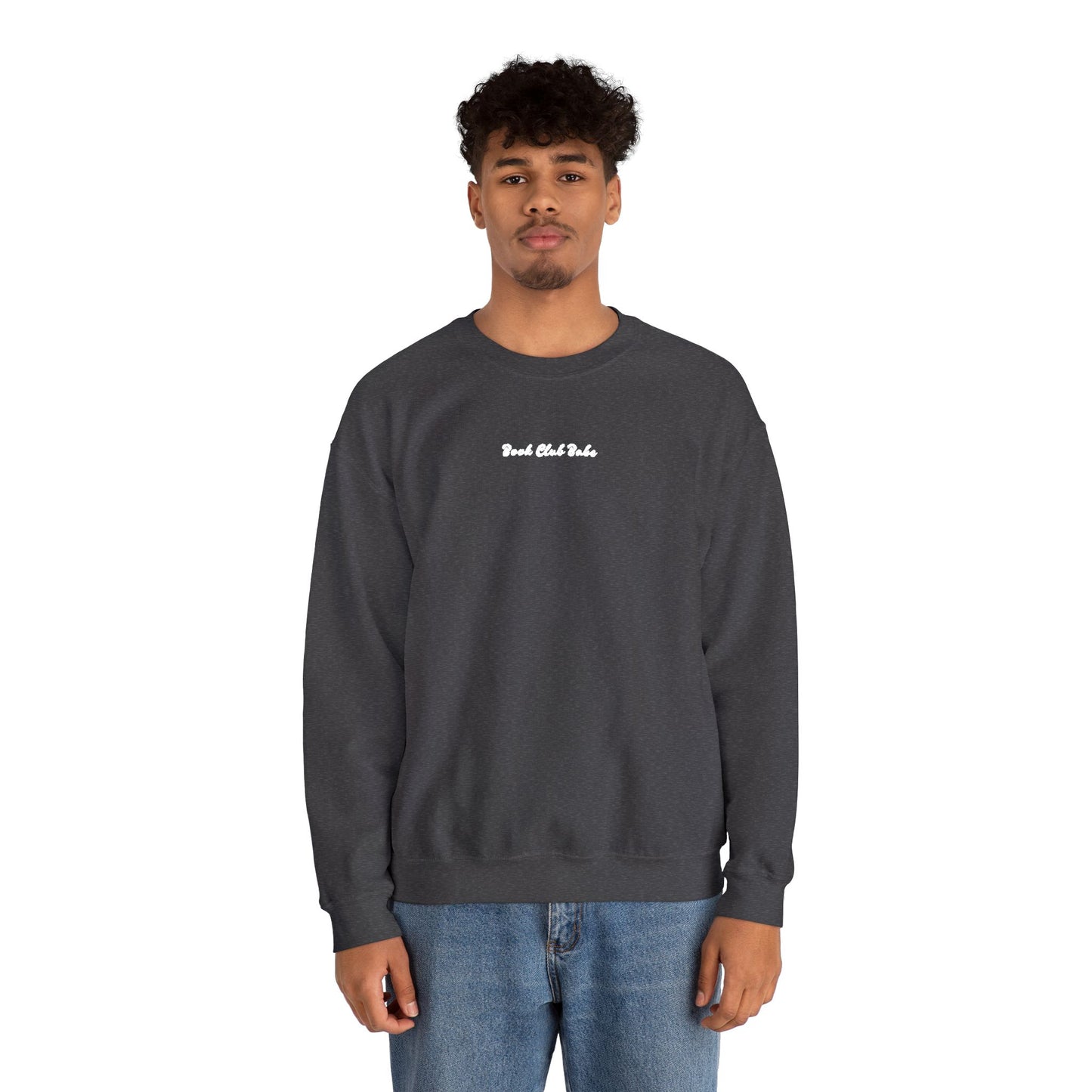 She Reads Embroidered Crewneck