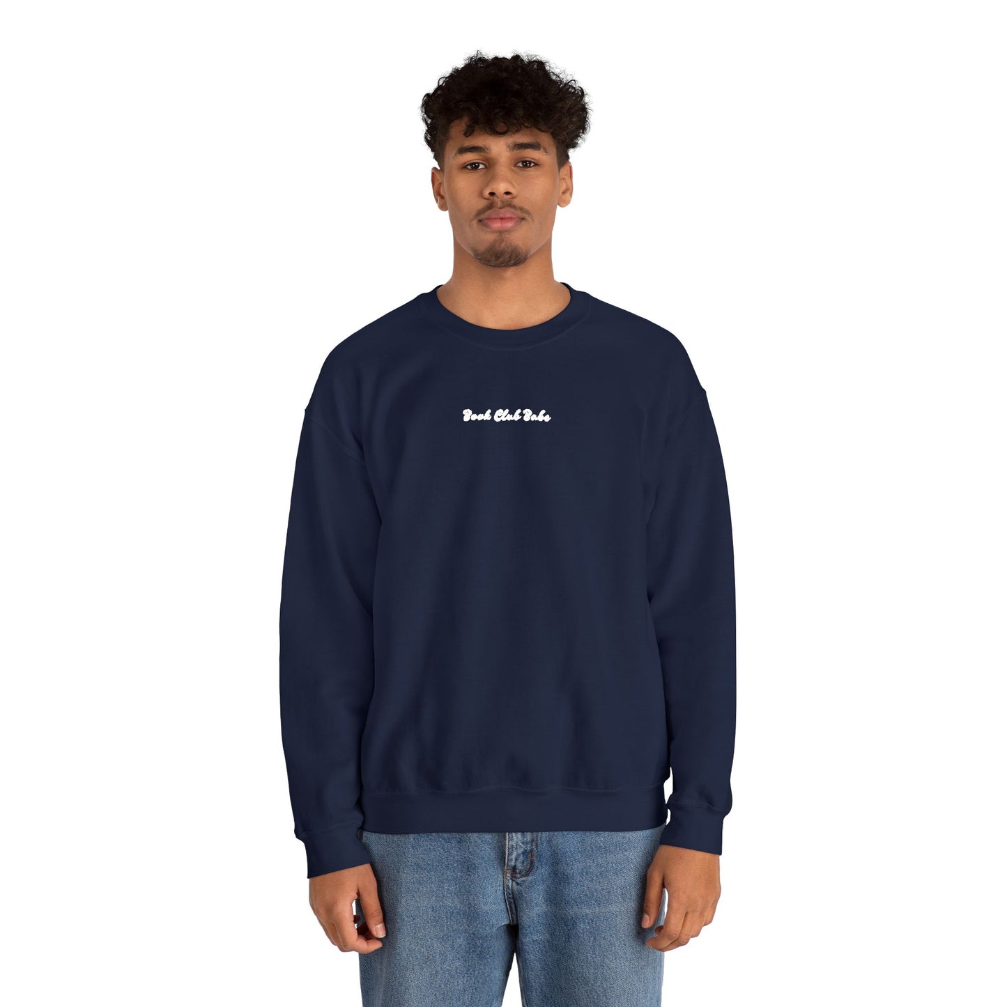 She Reads Embroidered Crewneck