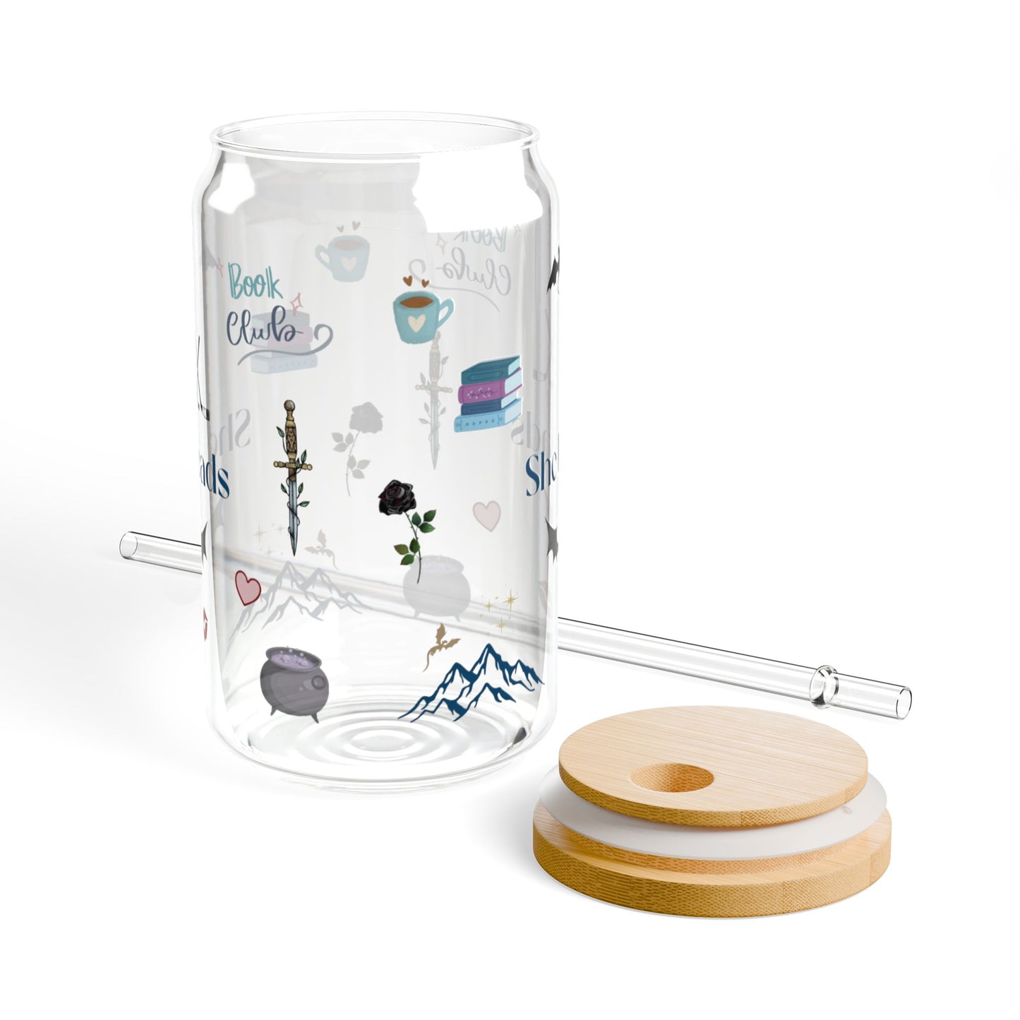 Bookish She Reads Glass – 16oz