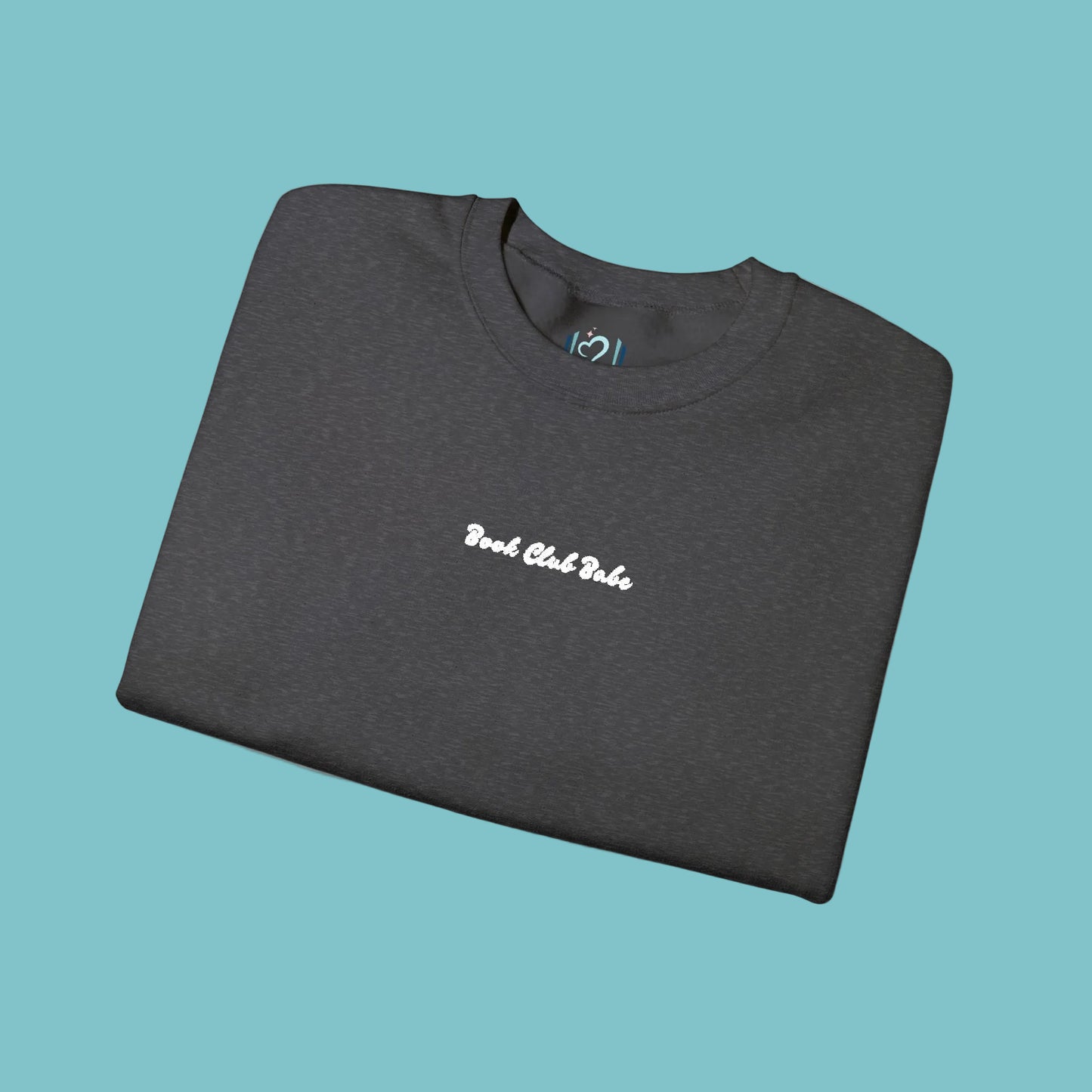 She Reads Embroidered Crewneck