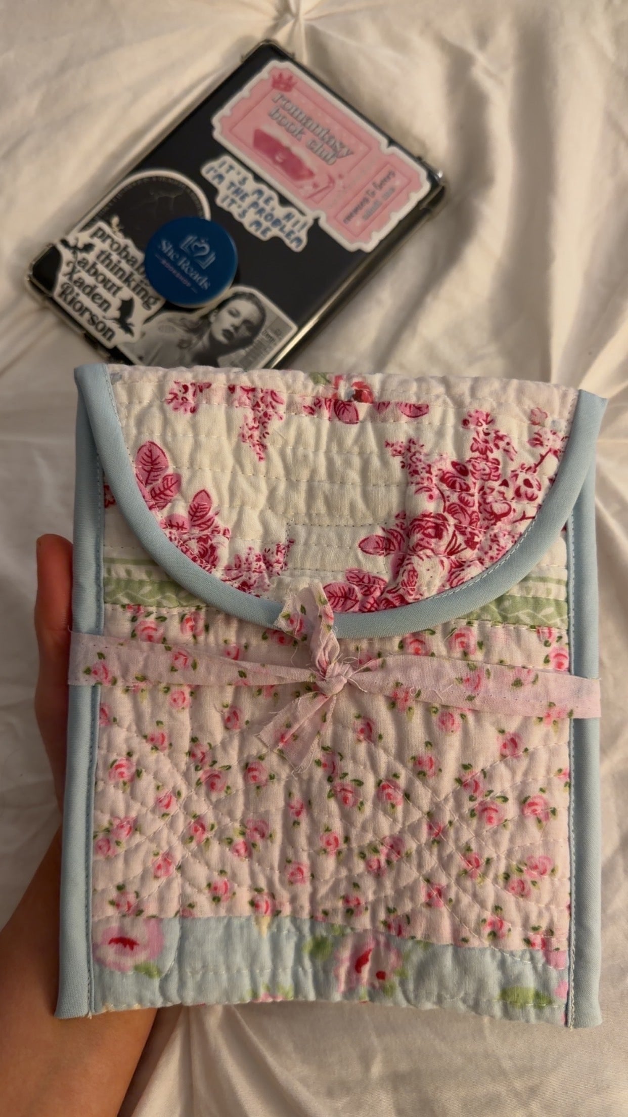 Quilted Floral Kindle Sleeve